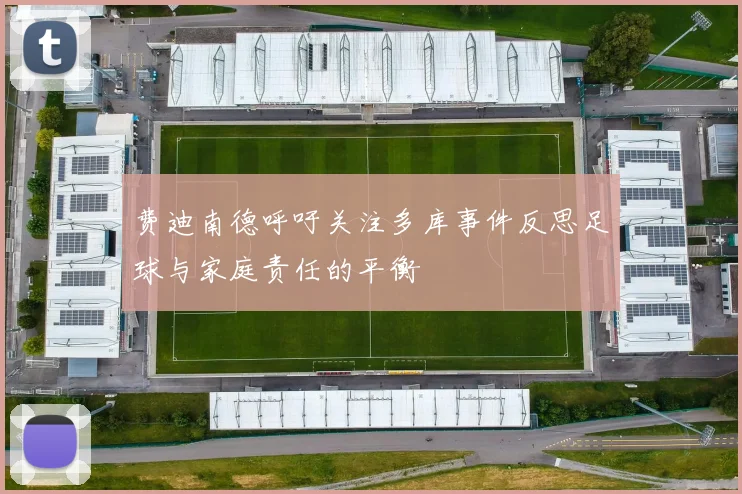 费迪南德呼吁关注多库事件反思足球与家庭责任的平衡